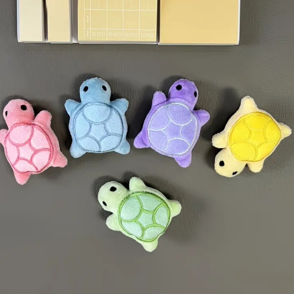 5pcs Mini Cute Turtle Plush Toys